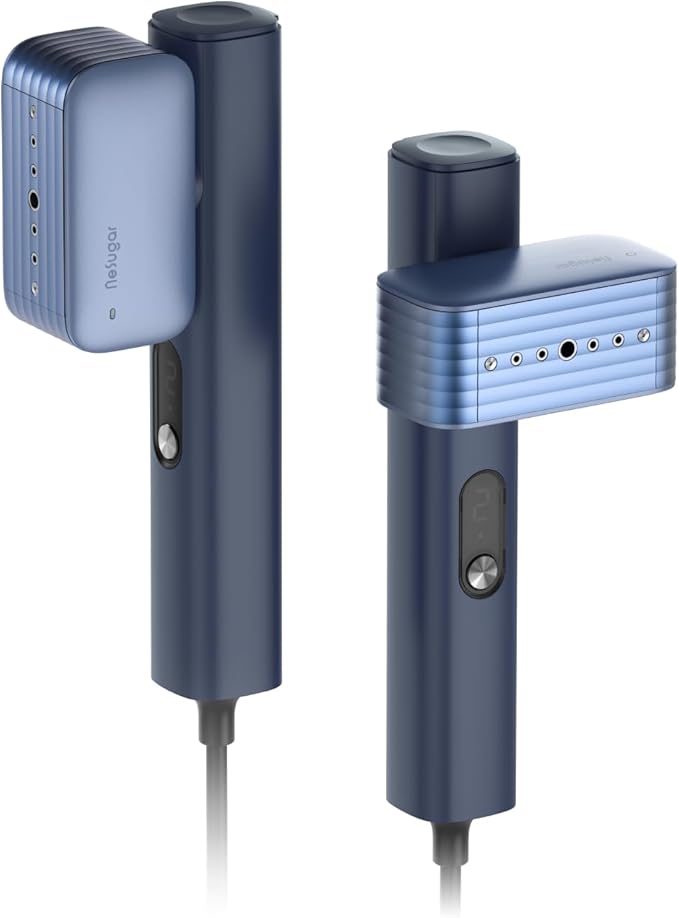 G2 Pro Smart Handheld Steamer for Clothes – Global Voltage Adaptation, Palm-Sized & Lightweight (0.8lb), Dual Steam Modes, Easy Wrinkle Remover, Auto Shut-Off, for Travel & Home (100-240V)