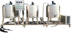 Commercial yogurt machine with pasteurization and cooling functions, suitable for dairy farms and food factories. 3-in-1 milk processing equipment with automatic cleaning function