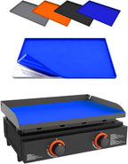 KITCHEN PERFECTION 22" Premium Silicone Griddle Cover Mat For Blackstone Griddle 22 Inch - Hermetic Protection From Rust & Debris All Year, Fits All Blackstone 22 Inch Models - Food Grade Silicone