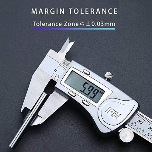 Electronic Digital Caliper, inch/Millimeter/Fraction Conversion,LCD Screen displays 0-6" Caliper Measuring Tool, Automatic Shutdown, Suitable for DIY/Jewelry Measurement