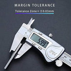 Electronic Digital Caliper, inch/Millimeter/Fraction Conversion,LCD Screen displays 0-6" Caliper Measuring Tool, Automatic Shutdown, Suitable for DIY/Jewelry Measurement