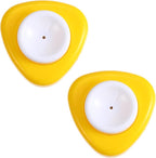 2 Pcs Raw Eggs Piercer Egg Hole Poker Puncher with Base Safety Lock to Get Good Hard Boiled Egg Easy Peeler Shell Remover Poker with Retractable Sharp Pin for Boiling Eggs Kitchen Tools