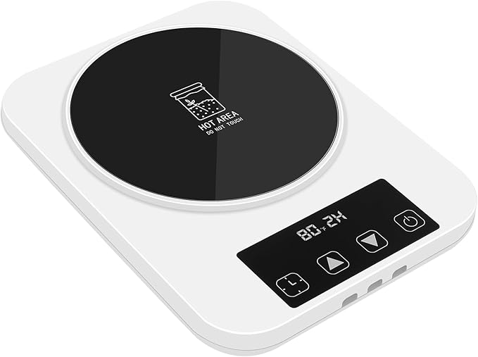 Sourdough Starter Warmer with Memory Function– 1°F Precision Temperature Control (70–100°F), Auto On/Off, 12-Hour Timer, Fits Sourdough Starter Jars Up to 40oz,Christmas gift for Home Baking Lover