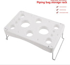 Decorating Piping Bag Holder Cake Decorating Icing Bag Stand 12-Cavity Pastry bag Cake Decorating Tools