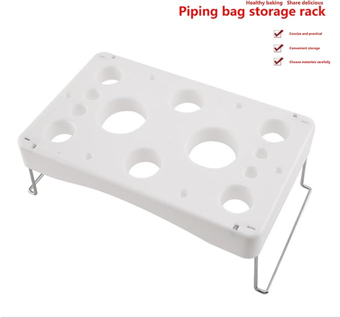 Decorating Piping Bag Holder Cake Decorating Icing Bag Stand 12-Cavity Pastry bag Cake Decorating Tools