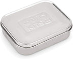 Stainless Steel Bento Box Lunch and Snack Container for Kids and Adults, 1 Compartment, 3 Cup Capacity, Color-Silver