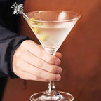 8 PCS bees cocktail Reusable picks，Stainless Steel Cocktail Picks for Appetizers Olives Brandied Cherries Skewers