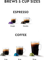 Nespresso Vertuo Pop+ Deluxe by De'Longhi with Aeroccino, Silver