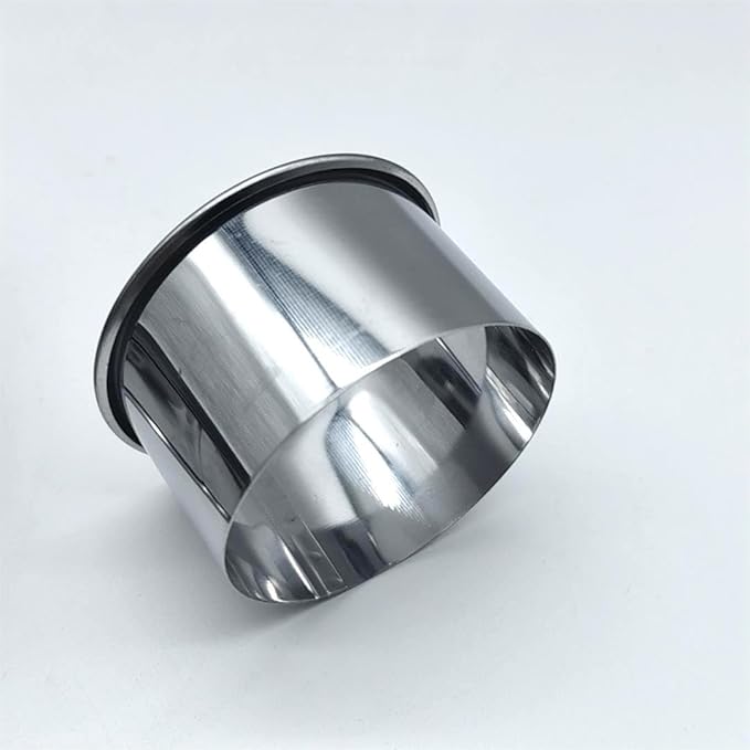 Doczen 6 Pcs Round Cookie Cutter Set (2, 3, 3.5, 4, 5, 6 Inch) - Round Cookie Cutter 4, 5, 6 Inch, Stainless Steel