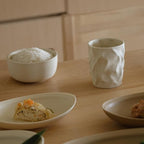 Classic Round Cereal Bowl Set of 4, Ceramic Soup Bowls, Breakfast Bowl - for Oatmeal, Rice, Dessert, Salad, 10 oz (Matte Crème)