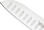 Mercer Culinary Millennia Colors 7-Inch Granton Edge Santoku Knife, Green