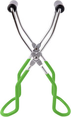 Eeoyu Canning Jar Lifter Tongs Stainless Steel Jar Lifter with Grip Handle for Home Kitchen (Green)