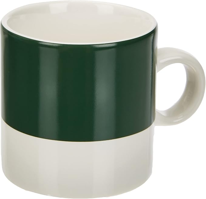 Pantone Espresso Cup, 101043435, Porcelain, Dark Green 3435, 6.1 x 6.1 x 8.2 cm, One Size