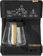 Beautiful Multi-Brew 12-Cup Programmable Coffee Maker with Touch Display by Drew Barrymore (Black Sesame)