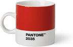 Copenhagen Design Pantone Espresso Cup, Small Coffee Cup, fine China (Ceramic), 120 ml, Red