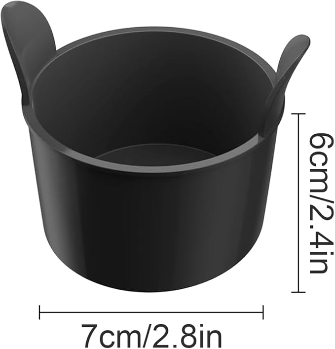 Microwave Egg Poacher, Nonstick Egg Boiler Poacher 4 PCS, Egg Poacher Cups, Boiled Egg Mold, Poached Egg Cooker for Baking Oven Microwave Stovetop Egg Cooking Air Fryer (B)