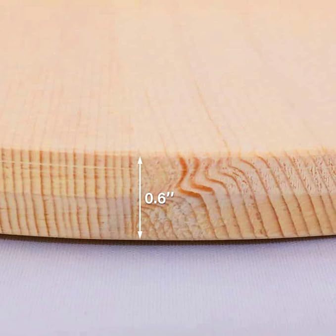 TIKUSAN Wooden Cooking Drop Lid Otoshibuta Made in Japan (10.0" (25.5cm))