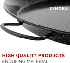 Enameled Paella Pan (Carbon Steel, 36 in - 90 cm (50 Servings))