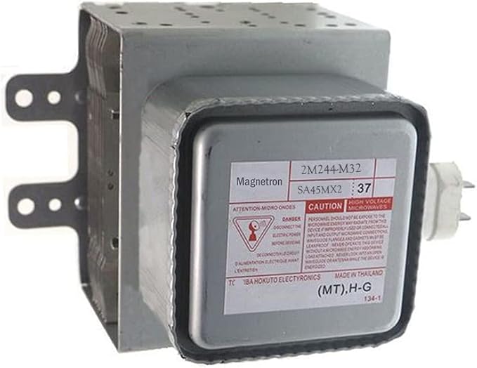 2M244-M32 Microwave Magnetron for Sharp Microwave Oven Tube R330 R340 R350 R380 R390 R398 R-90GCS R-9H56 R-9H58 R-9X56 R-9X58 Compatible with 2M244-M12 2M244-M16 2M244-M1 OM75P-21-ESGN Magnetron