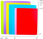 7 Pieces Flexible Cutting Board mats, Plastic Cutting Boards for Kitchen Cooking, Cutting board sheets for Meat and Vegetables, Dishwasher Safe