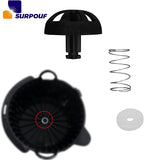 2-Pack Coffee Replacement Brew Basket Spring Loaded Stopper Kits Fits For Mr. Coffee Black and Decker Hamilton Cuisinart coffee maker parts, Parts Number 990117900 990237500 Coffee Machine Accessory