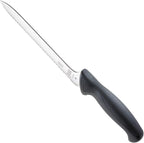 Mercer Culinary M22408 Millennia Black Handle, 8-Inch Offset Wavy Edge, Bread Knife