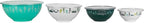 Camco Nesting Bowl Set with Lids - Features Life is Better at The Campsite Design - Camping Dishware Set Includes 4 Durable Melamine Bowls with 4 Plastic Lids - Camping Kitchen Essentials(53451)