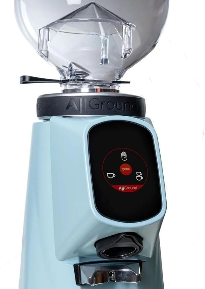 AllGround All Purpose Home Coffee Grinder - Residential Grinder - Made in Italy - By Fiorenzato (Blue)