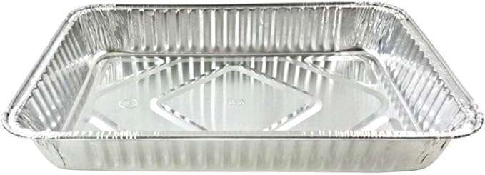 13" x 9" x 2" -Inch Oblong Foil Pans (Pack of 12) - Disposable Aluminum Foil Cake Pan - Freezer & Oven Safe - For Baking, Cooking, Storage & Reheating – Bake Cakes, Casseroles,