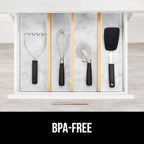 GORILLA GRIP Slip Resistant Drawer and Shelf Liner 2 Pack, Non Adhesive Water Resistant, Easy Clean and Trim, Smooth Surface Liners for Kitchen Cabinet, Shelves Drawers Pantry, 17.5 IN x 20 FT, Marble