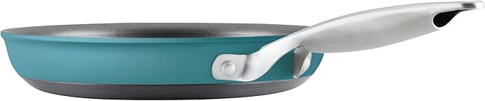 Anolon Achieve Hard Anodized Nonstick Cookware Pots and Pans Set, 9 Piece - Teal