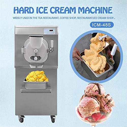 Kolice Commercial HEAVY DUTY Gelato hard ice cream machine,Hard ice cream machine, Italian ice machine, ice cream maker,snack food machine-high production capacity 23-27 gallon/hour,ETL Certificate