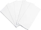 Organic Cotton Tea Towels for Embroidery - Blank Flour Sack Dish Towels for Embroidery - Perfect White Kitchen Towels for Embroidery and Crafts to Customize and Personalize - 27"x27" (White - 5 Pack)