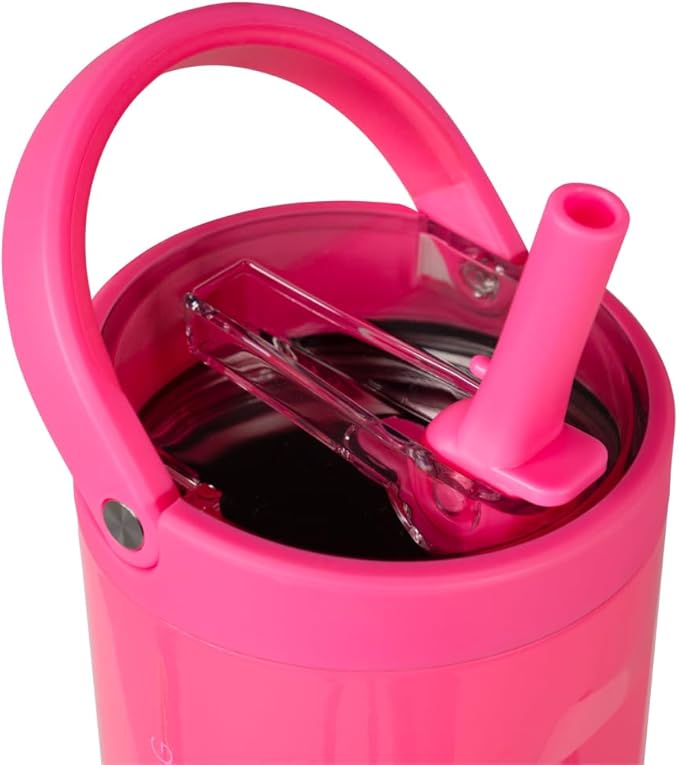 HydroJug Sport - Stainless Steel Tumbler with Straw, Vacuum Insulated, 40oz Leakproof Water Bottle, Ergonomic Design, Reusable, Dishwasher Safe, Rubber Base, Durable for Gym or Outdoors, Flare