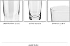 Krosno Classic Beer Glasses, Set of 6, 17.9 oz, Lager, Pilzner, Wheat Beer, Pint Glasses, Pure Collection, Dishwasher Safe, Made in Europe