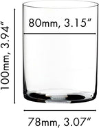 RIEDEL Veloce Thin Durable Machine-Made Dishwasher-Safe Crystal Material Water Glasses with State-Of-The-Art Technology (Set of 2), 100.0