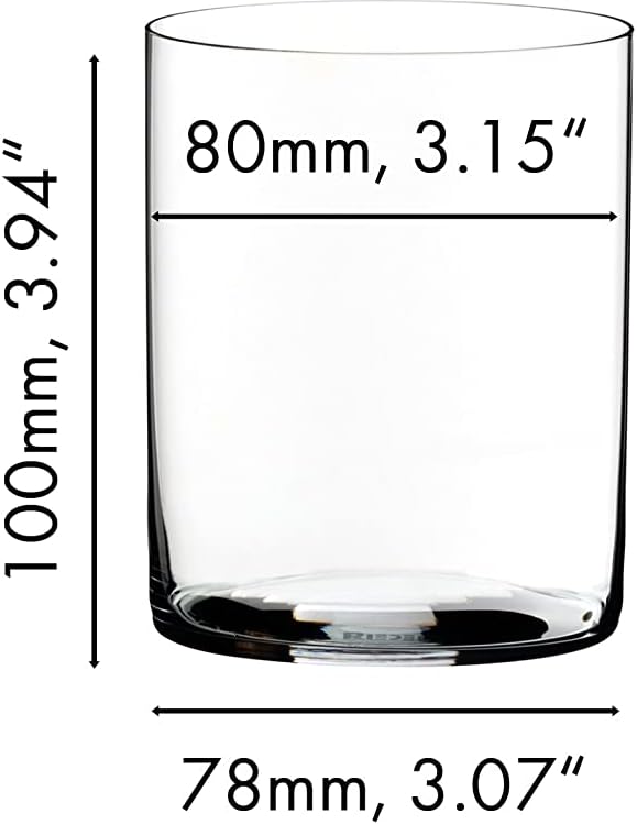 RIEDEL Veloce Thin Durable Machine-Made Dishwasher-Safe Crystal Material Water Glasses with State-Of-The-Art Technology (Set of 2), 100.0