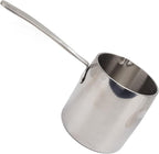 Butter Warmer Pot Quick Heat Conduction Three Layer Stainless Steel Butter Warmer with Accurate Scale Holes (450ML)