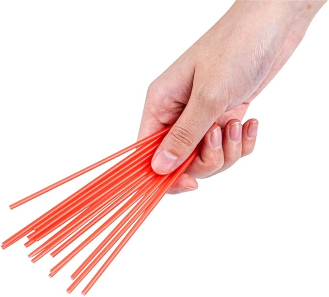 Restaurantware Restpresso 5 Inch Cocktail Stirrers 5000 Disposable Coffee Stirring Rods - Premium Odorless Red Plastic Stirrers For Coffee For Hot And Cold Drinks For Bars Or Offices