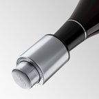 Volkee Wine stoppers vacuum, Wine saver for wine bottles, Wine preserver keep wine fresh, Rescuable wine caps for bottles, Stainless Steel [2 Pack]