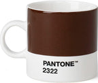 Pantone Espresso Cup, Porcelain 101040600, Porcelain, Brown 2322, 6.1 x 6.1 x 8.2 cm