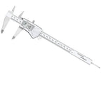 Electronic Digital Calipers, inch and Millimeter Conversion,LCD Screen displays 0-6" Caliper Measuring Tool, Automatic Shutdown, Suitable for DIY/Jewelry Measurement (200mm Stainless Steel)