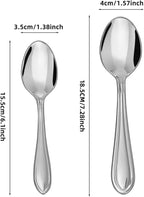 Silverware Set, 20-Piece Stainless Steel Flatware, 18/0 Stainless Steel Utensils, Dishwasher Safe, Modern Tableware for Home & Kitchen Dining (20 pieces for 4) (20)
