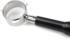 54mm Bottomless Portafilter Compatible with Breville Barista Express, BES870XL, BES870BSXL, BES878BSS, BES880BSS Espresso Machine (ABS Handle-Black)