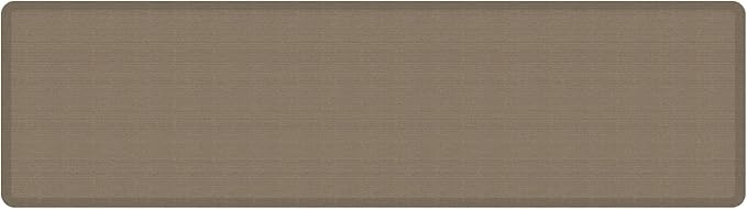GelPro Decorative Foam Floor Mat, 30" x 108", Grasscloth Pecan