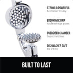 GORILLA GRIP Garlic Press and Peel Set, Heavy Duty Mincer Tool, Easily Mince and Crush Garlics, Ginger, Nuts, Seeds, Large Ergonomic Handle, Peeler Included, Peeling Cloves, Kitchen Gadgets, Mint