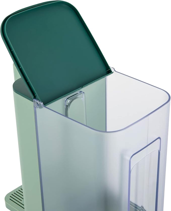 Instant Hot Water Dispenser, 1600W 110V 3L Electric Tea Kettle Large Water Boiler Maker Countertop Water System Dispenser Adjustable 5 Temperatures &2 Water Outputs for Homes Offices Schools (Green)