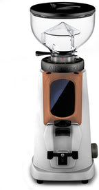 AllGround Sense All Purpose Home Coffee Grinder - Residential Grinder - Made in Italy - By Fiorenzato (White w/Wood)