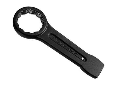 C.S. Unitec Unitec 12 Point Heavy Duty Steel Striking Wrench 2 inches SAFEWRENCH Black