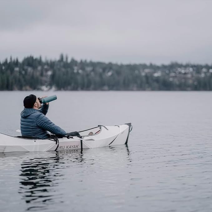 Corkcicle Sport Canteen Insulated Tumbler, River, 20 oz – Reusable Water Bottle Keeps Beverages Cold for 25 Hours & Hot 12 Hours – Cupholder Friendly Tumbler with Screw-On Cap